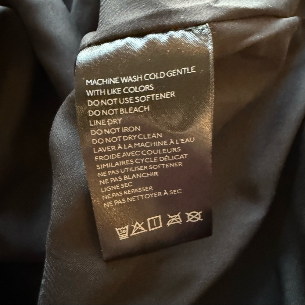 NWT Maeve Anthropologie Square-neck leather black dress S - Picture 14 of 15